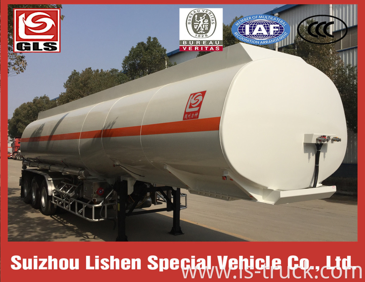 3 axles Methanol Methyl Alcohol Tank Semi-Trailer Truck Tanker